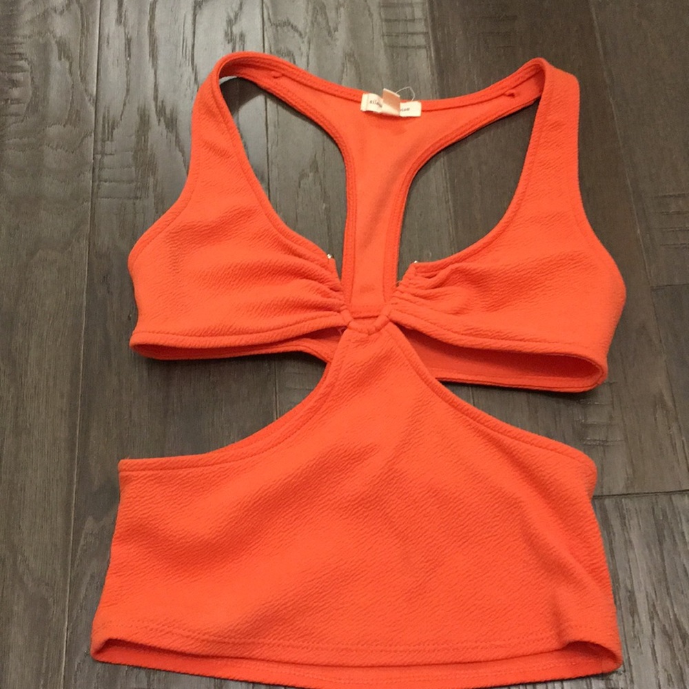 Coral tank top